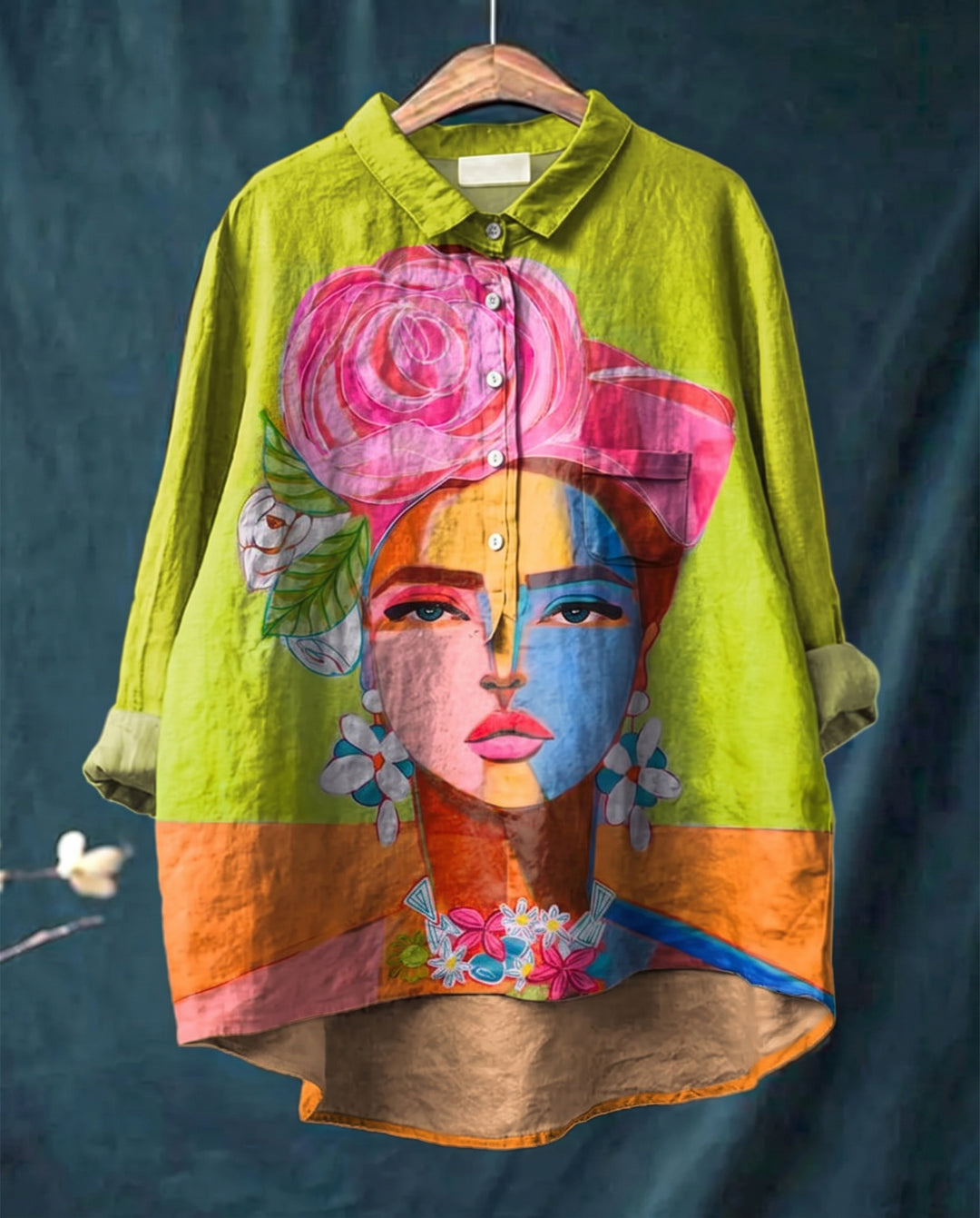 Valentine | Chemise imprimée artistique