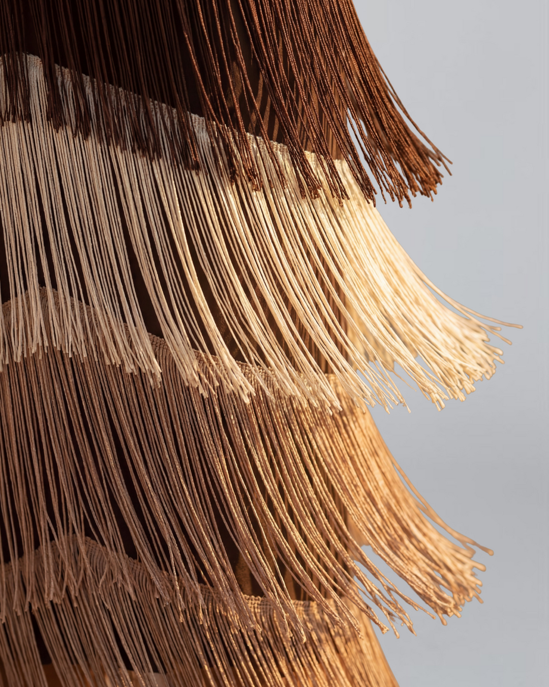 Mireille | Robe drapée à franges