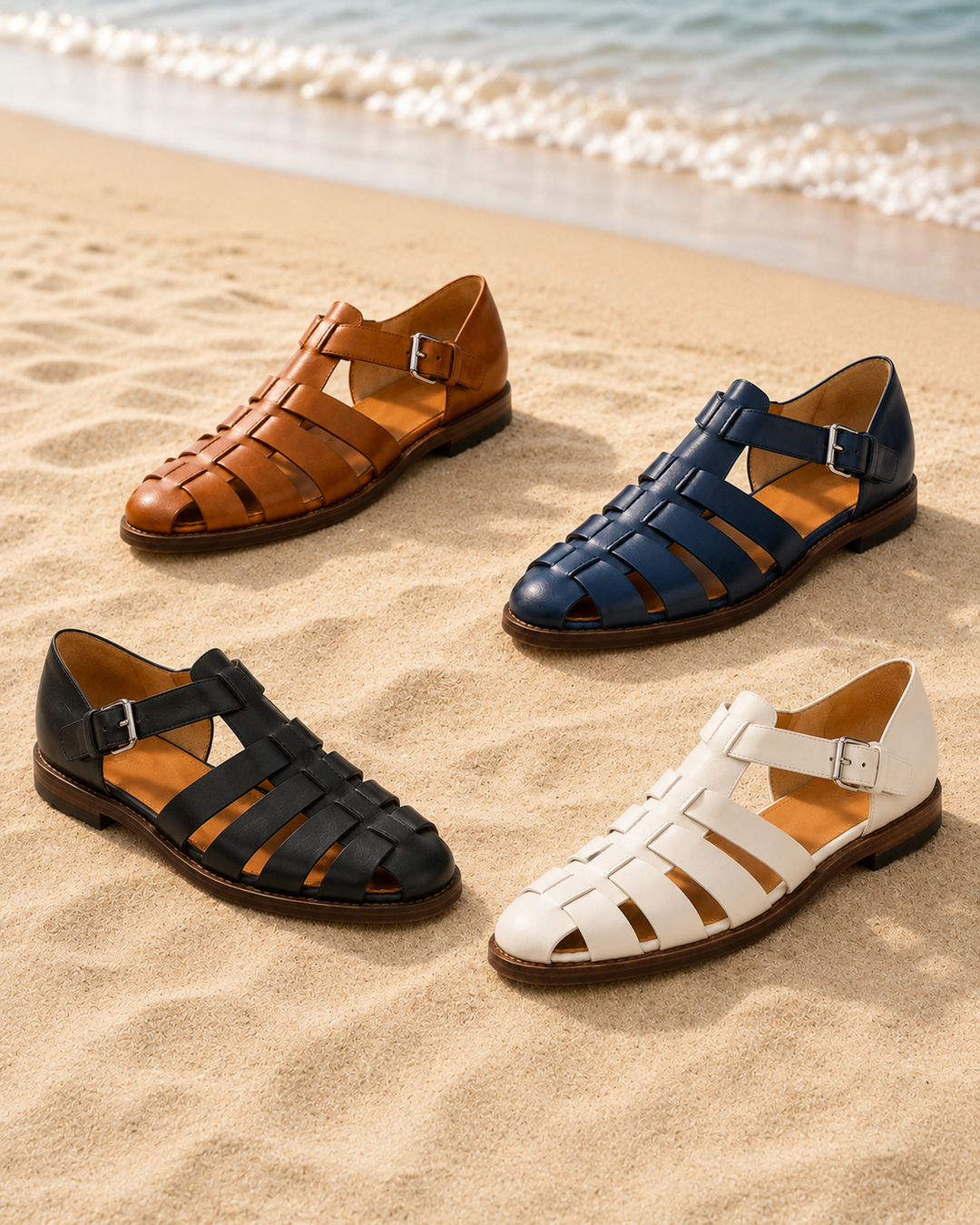 Augustin | Sandales à brides ajustables