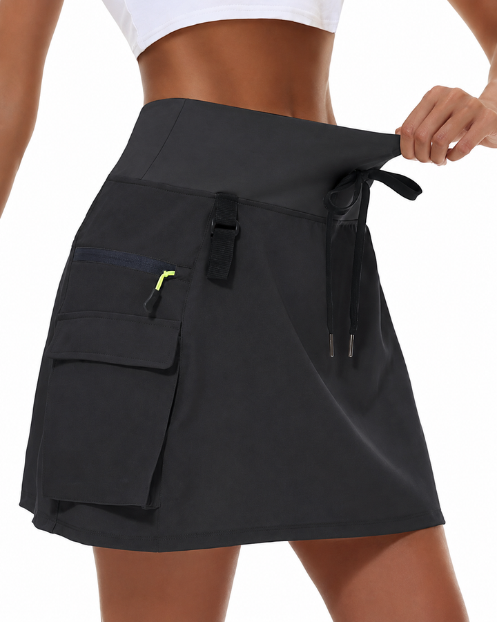 Pauline | Jupe-short active à poches