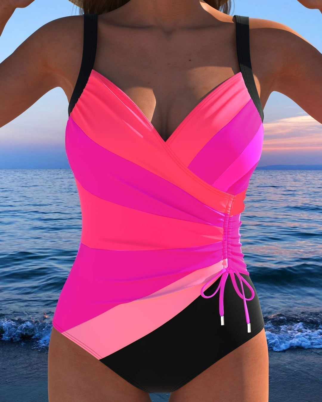 Apolline | Maillot de bain élégant à imprimé coloré