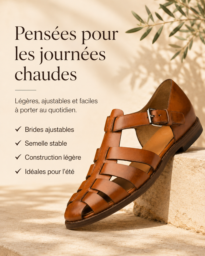 Augustin | Sandales à brides ajustables