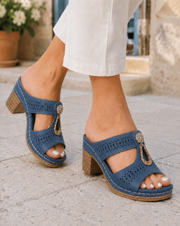 Delphine | Sandales compensées confortables