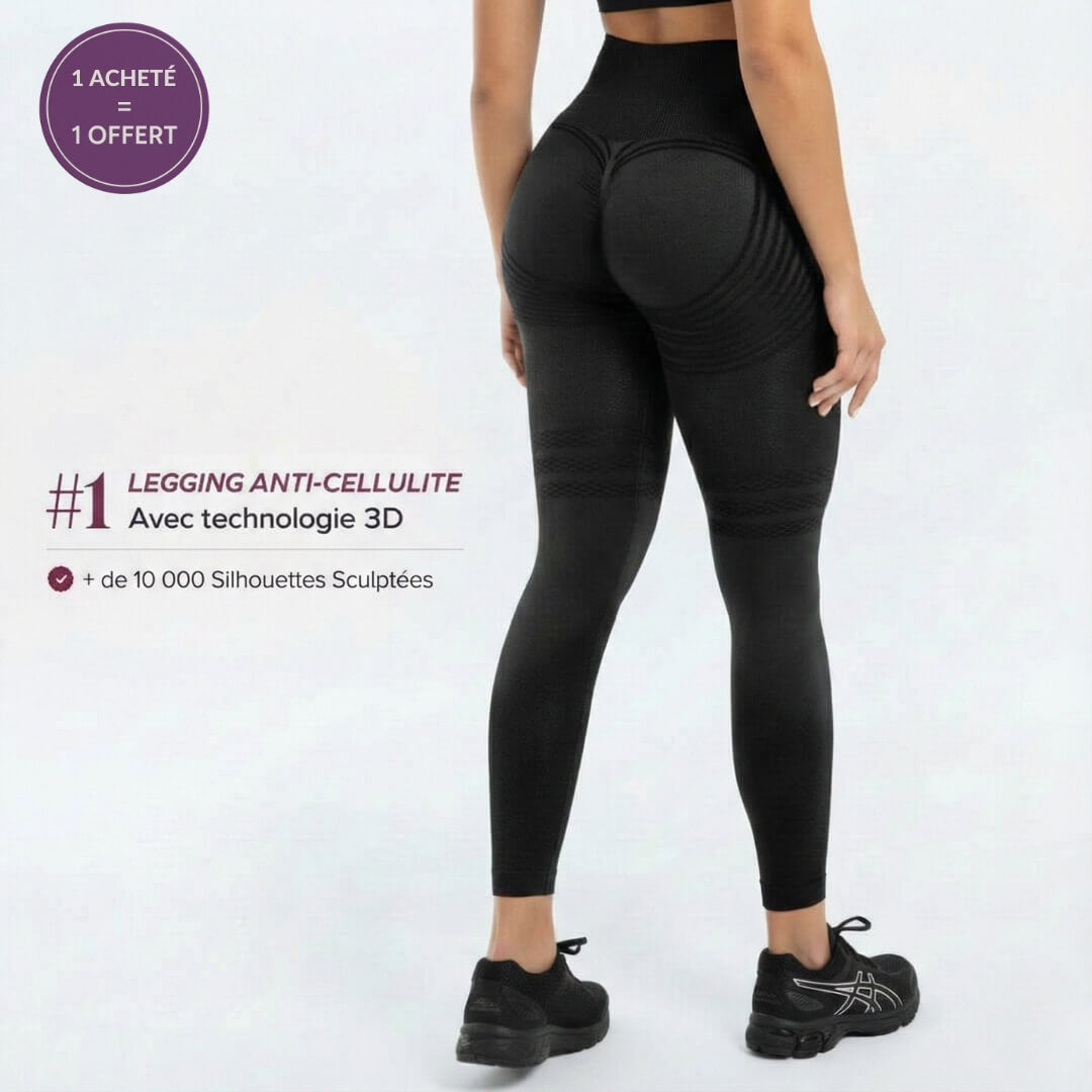Laure | Legging sculptant à texture 3D