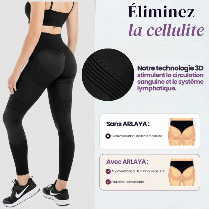 Laure | Legging sculptant à texture 3D