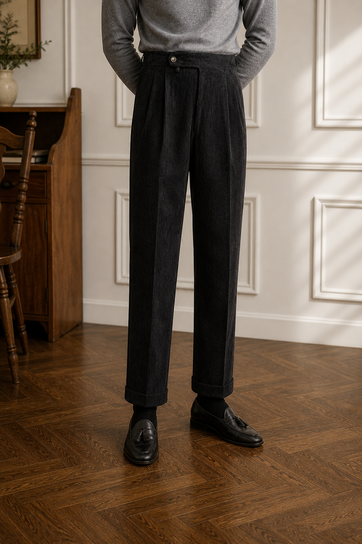 Léandre | Pantalon en velours côtelé Pembroke