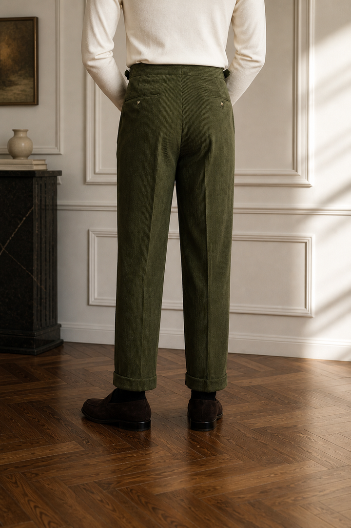 Léandre | Pantalon en velours côtelé Pembroke