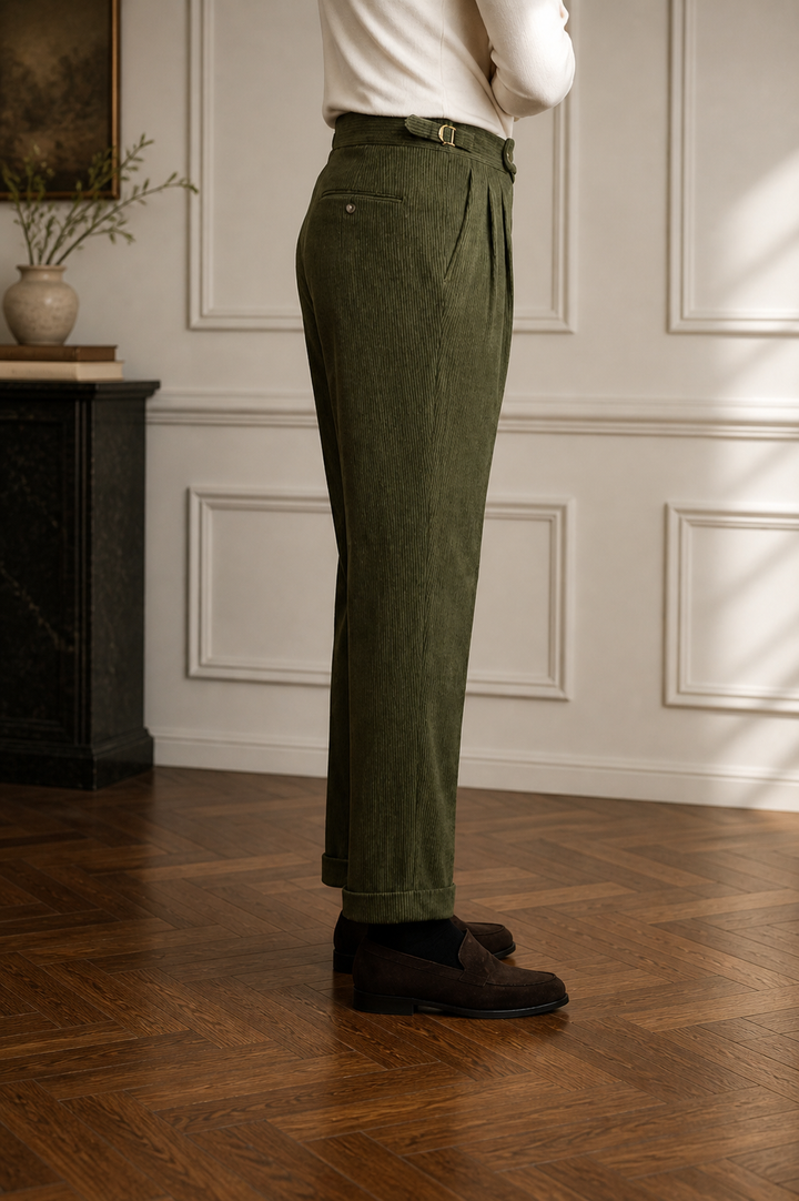 Léandre | Pantalon en velours côtelé Pembroke