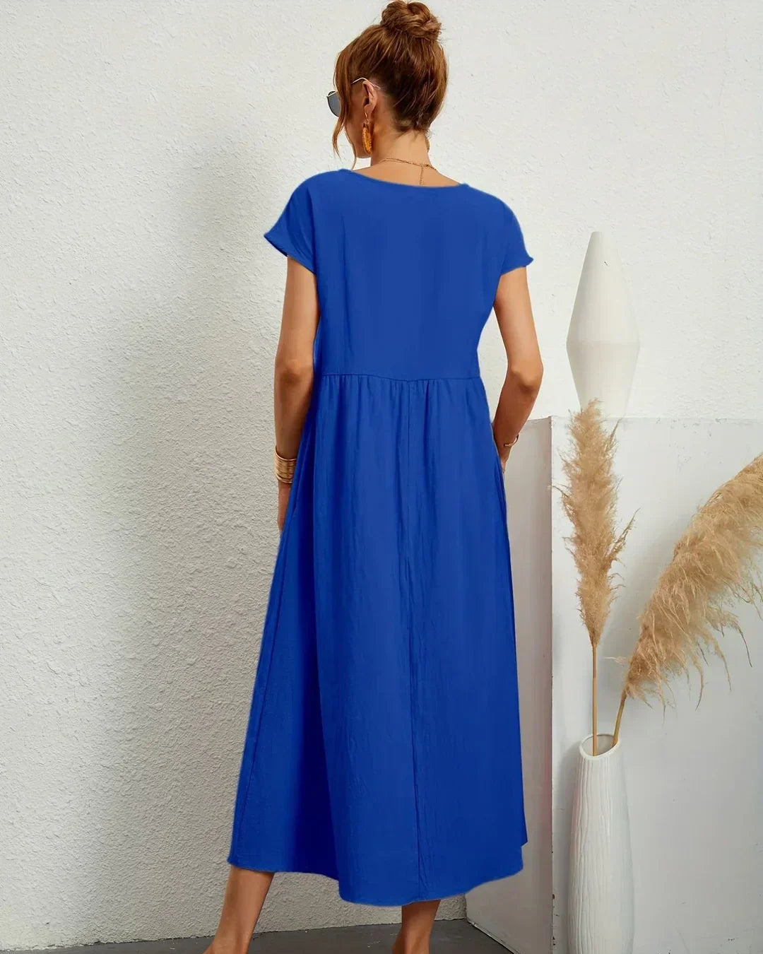 Amélie | Robe Légère En Coton Doux Avec Poches