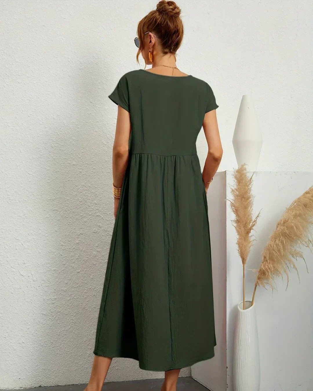 Amélie | Robe Légère En Coton Doux Avec Poches