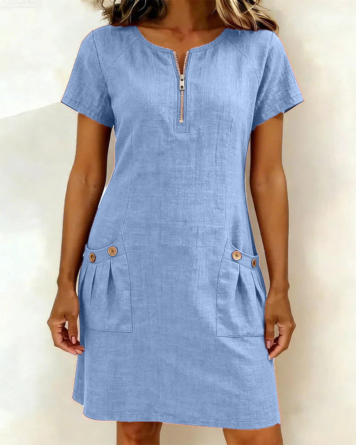 Océane | Robe légère à poches