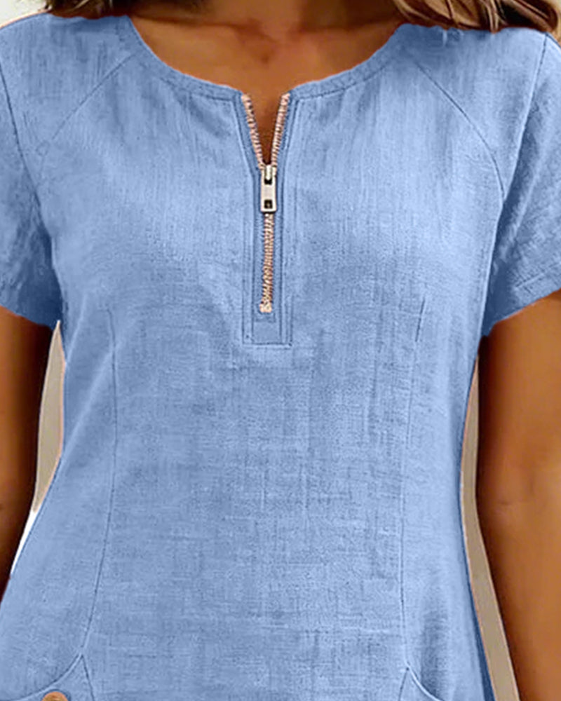 Océane | Robe légère à poches