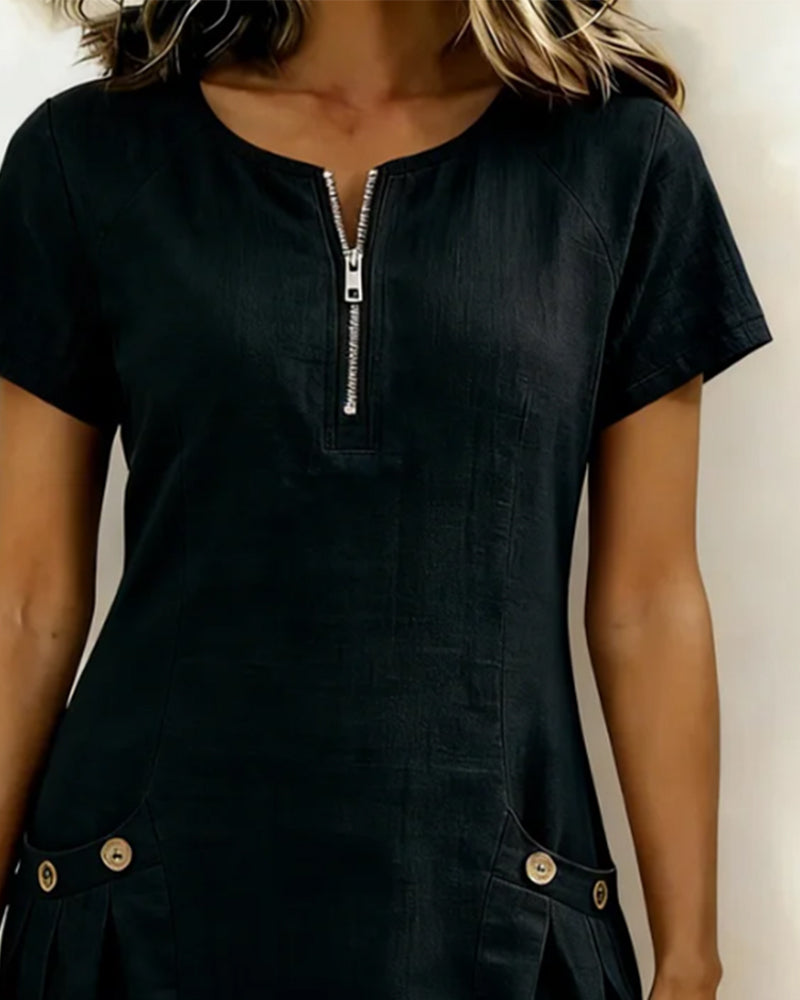 Océane | Robe légère à poches
