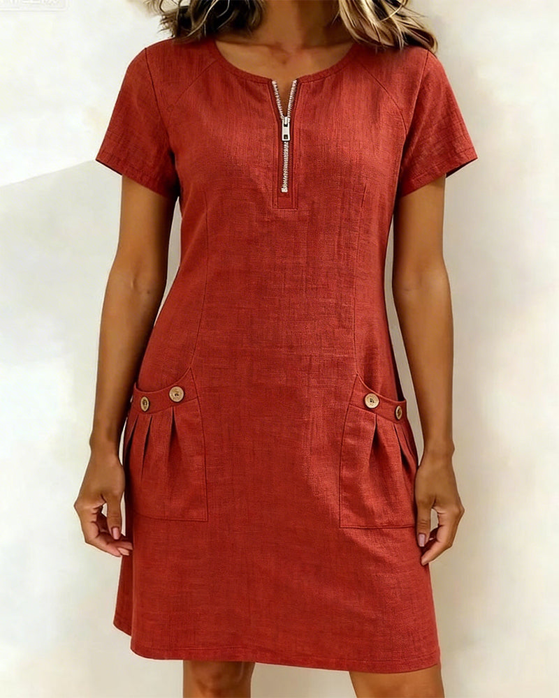 Océane | Robe légère à poches