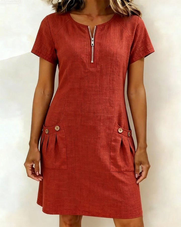 Océane | Robe légère à poches