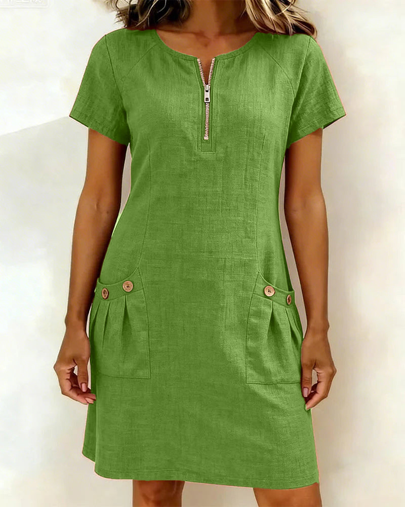 Océane | Robe légère à poches