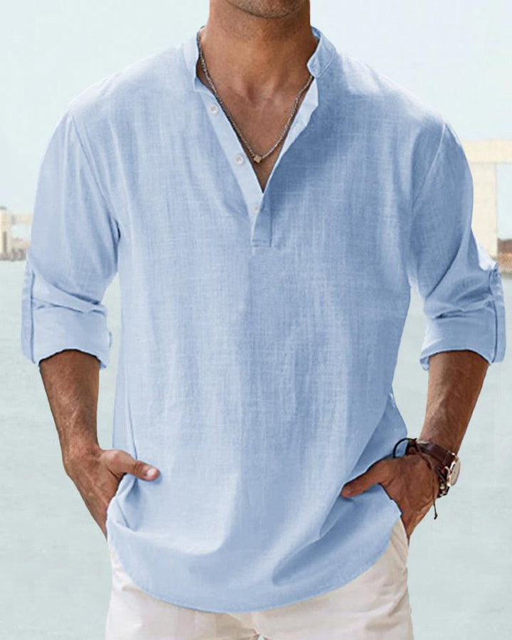 Achille | Chemise légère à col ouvert