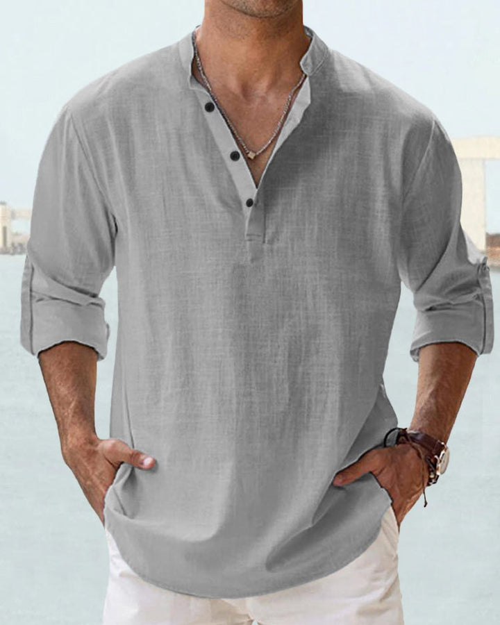 Achille | Chemise légère à col ouvert