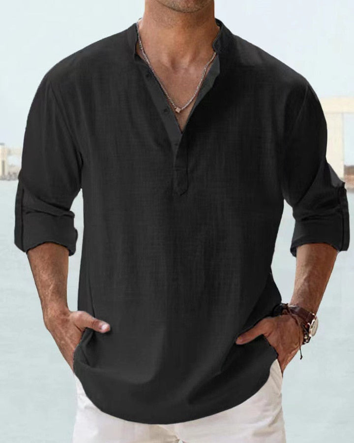 Achille | Chemise légère à col ouvert