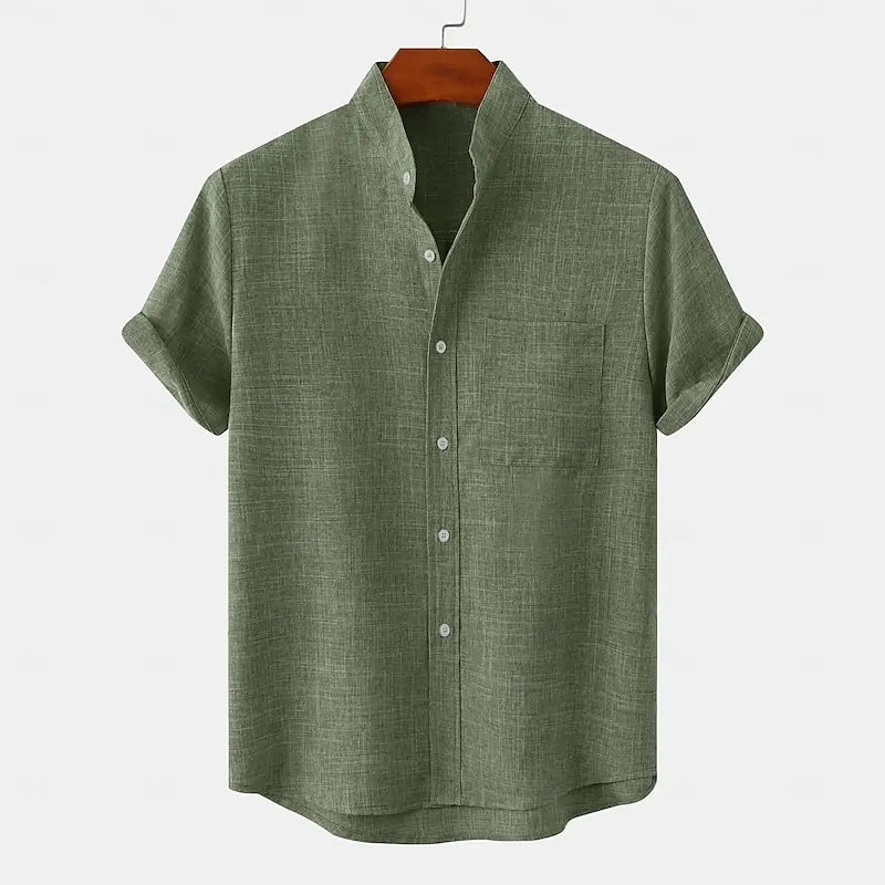 Alban | Chemise légère à col officier