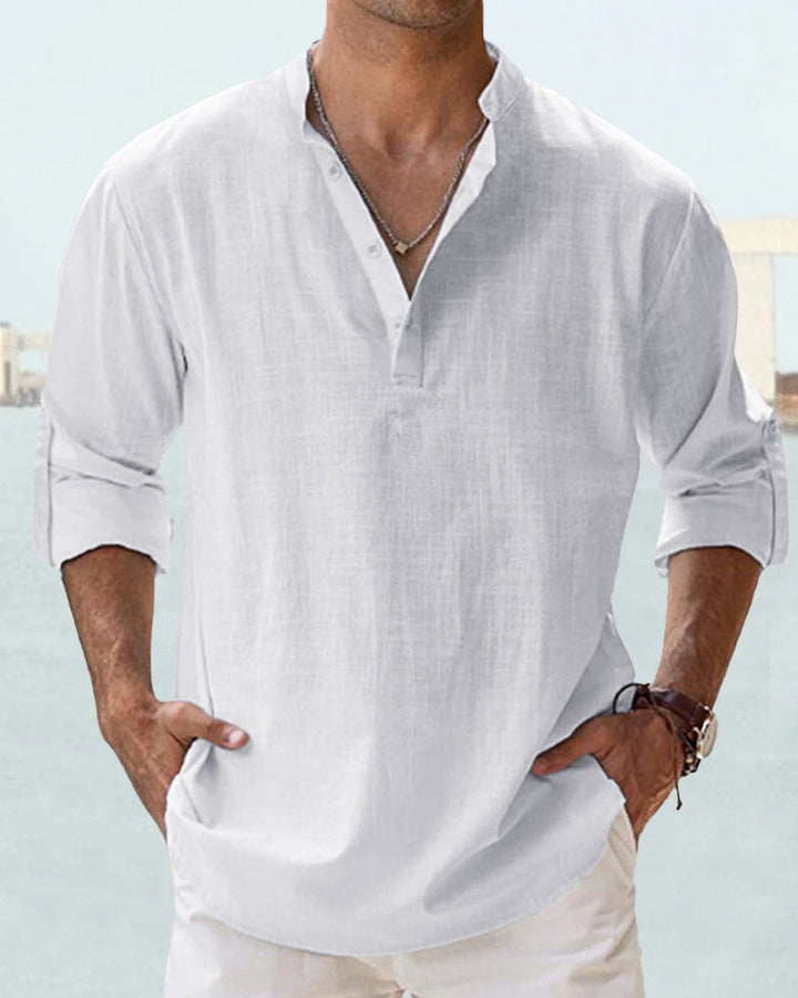 Achille | Chemise légère à col ouvert