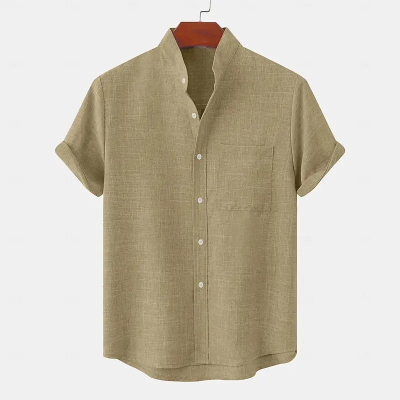 Alban | Chemise légère à col officier