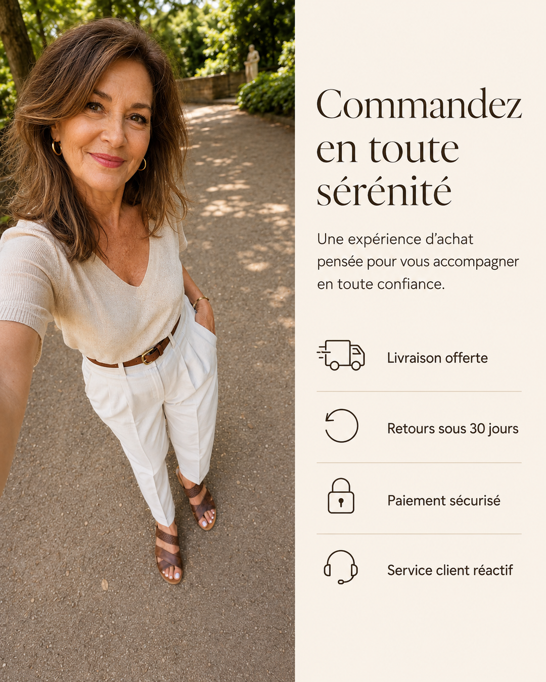 Ariane | Sandales confortables à bride ajustable