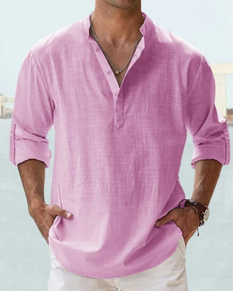 Achille | Chemise légère à col ouvert