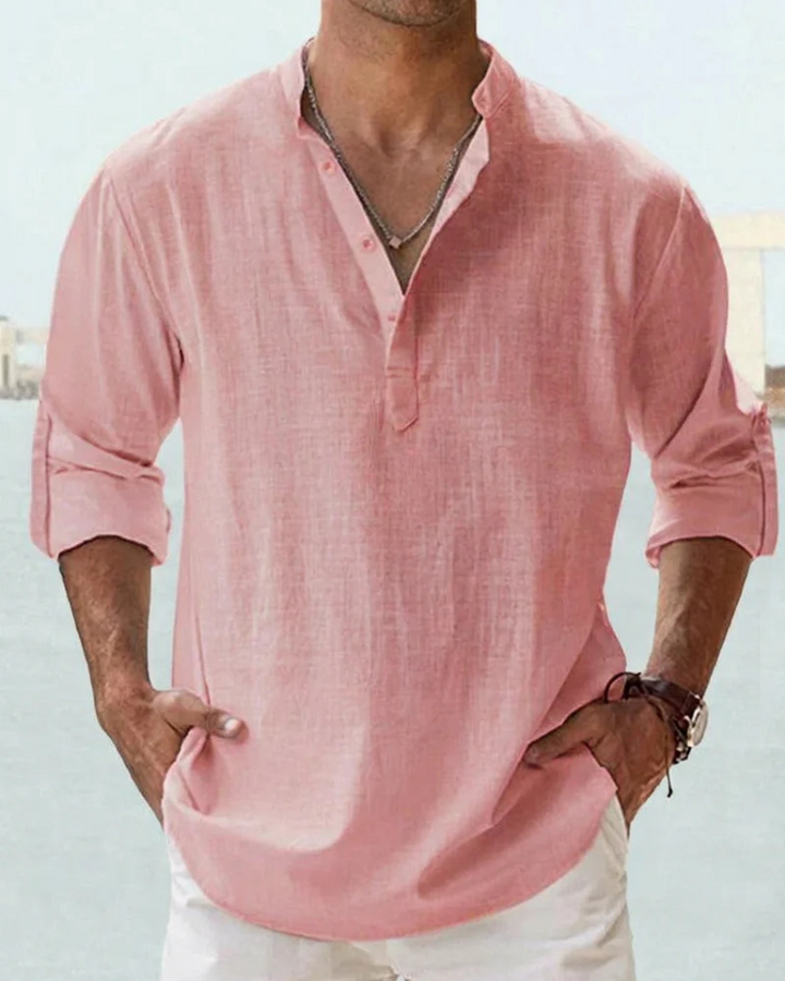 Achille | Chemise légère à col ouvert