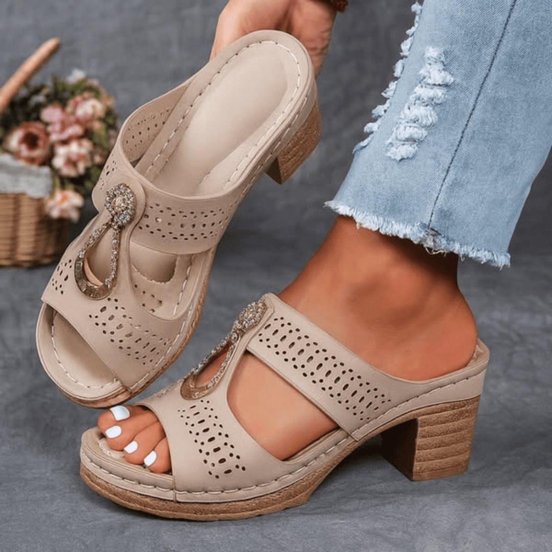 Delphine | Sandales compensées confortables