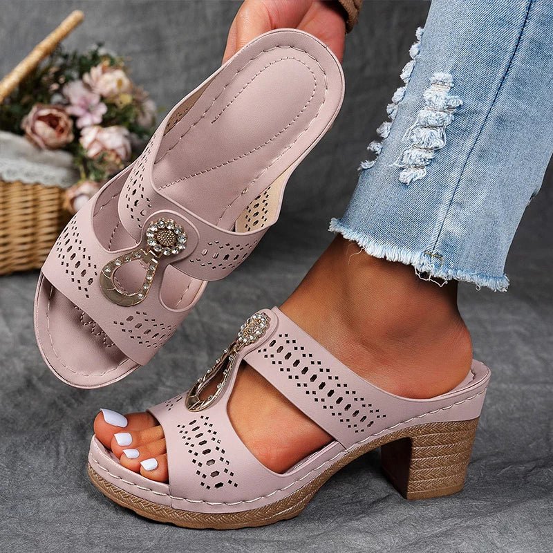 Delphine | Sandales compensées confortables