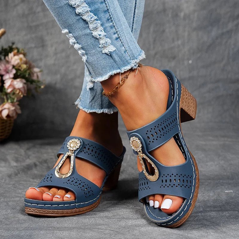 Delphine | Sandales compensées confortables