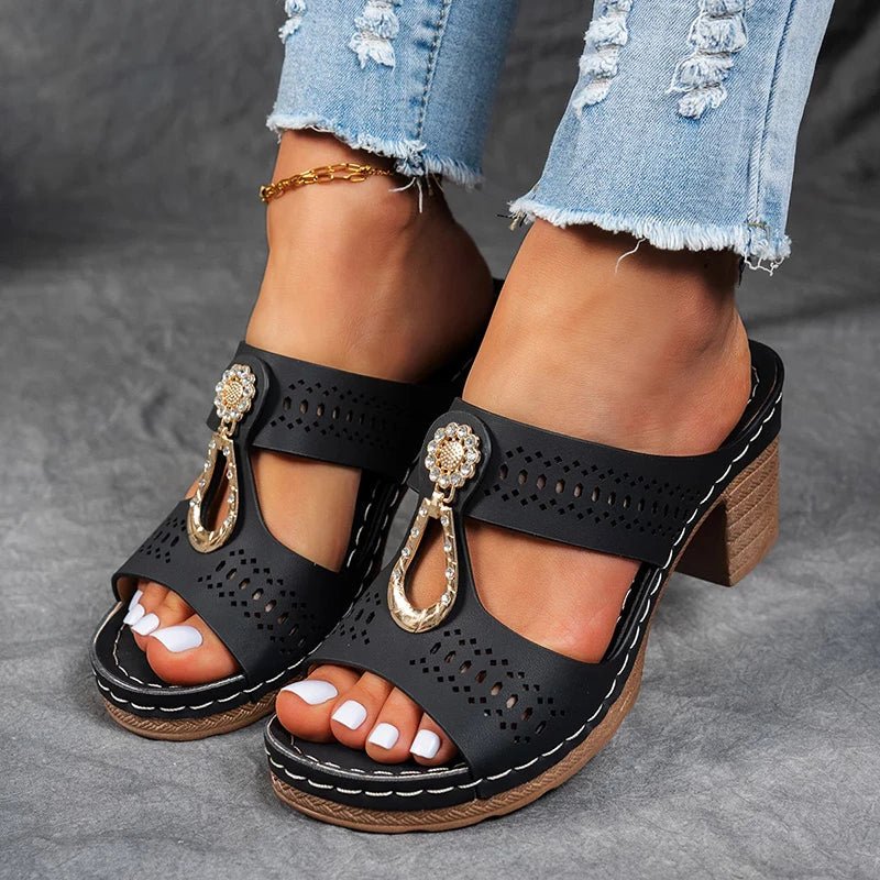 Delphine | Sandales compensées confortables