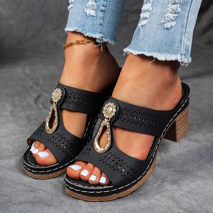 Delphine | Sandales compensées confortables