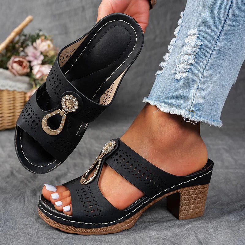 Delphine | Sandales compensées confortables