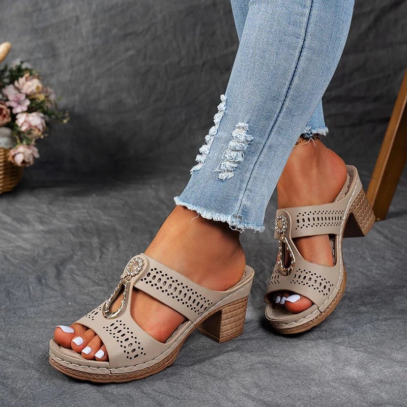 Delphine | Sandales compensées confortables