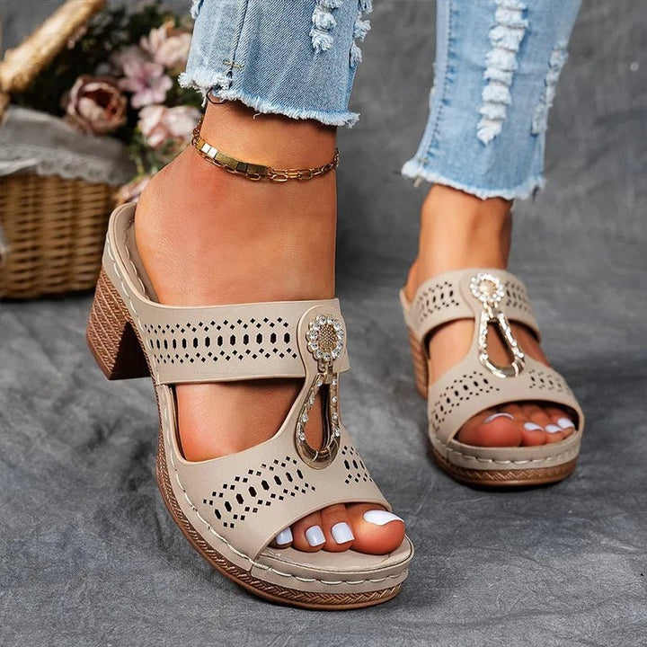 Delphine | Sandales compensées confortables