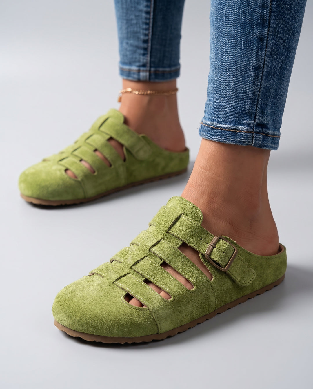 Colette | Mules ajourées à boucle