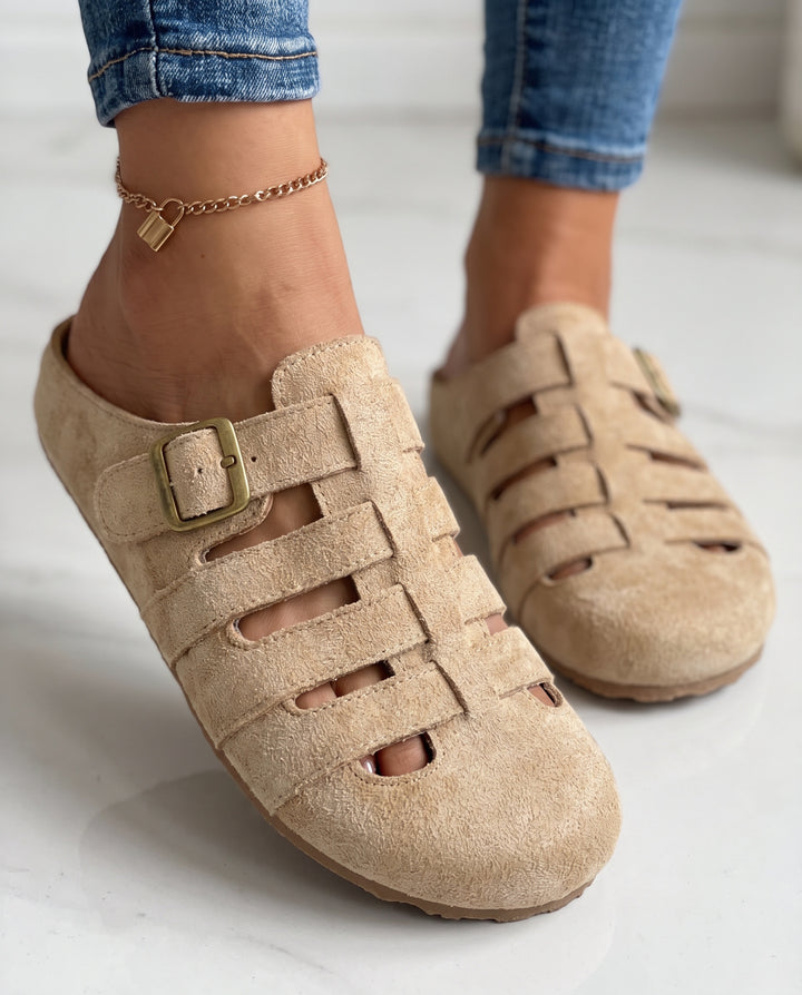 Colette | Mules ajourées à boucle