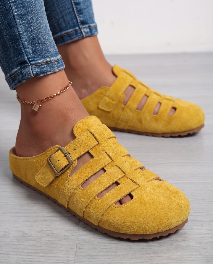Colette | Mules ajourées à boucle