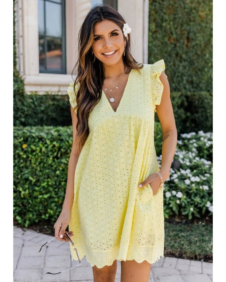 Amandine | Robe légère à short intégré